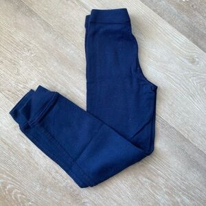 PRIMARY - NWOT Organic Cotton Long Pants Pajama Bottom - Navy Blue 4T 5T